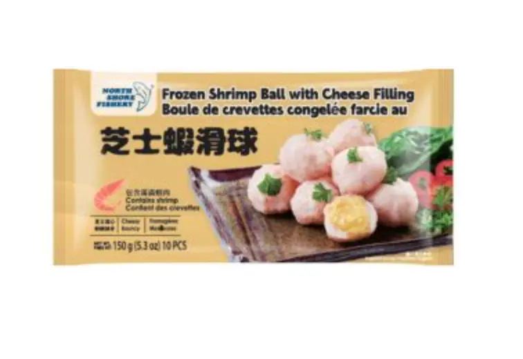 北洋海產芝士蝦滑球 NSF Frozen Shrimp Ball with Cheese Filling 150g