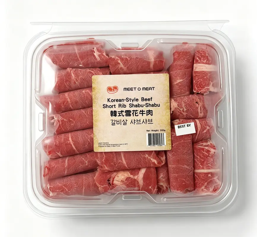 Galbi Beef Shabu Shabu 韓式雪花牛肉卷 갈비살 샤브샤브 300g